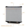 2-Row Radiator for Western Star 4700SF 4700SB/Sterling L7500 L8500 (2008–2017)