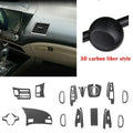 3D Carbon Fiber Pattern Car Interior Decals Trim for Civic (2006–2011)