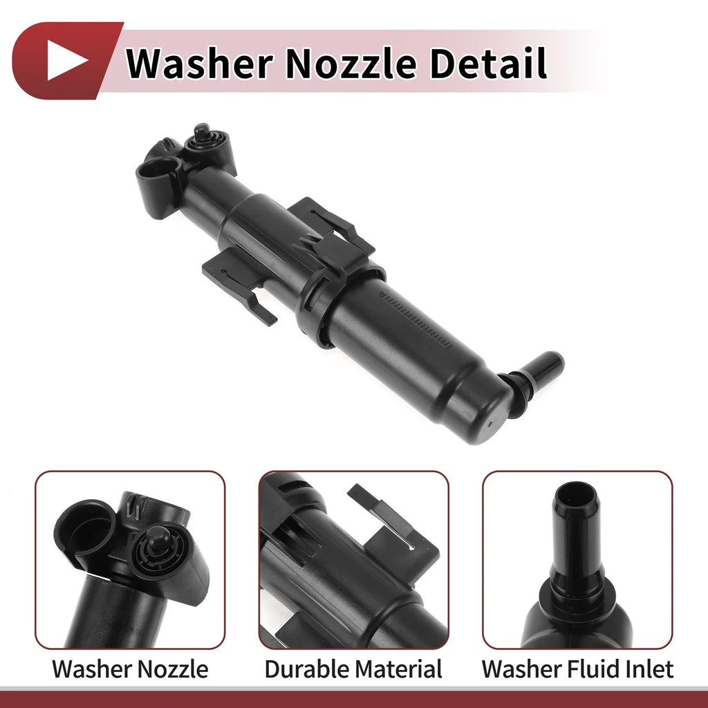 Front Driver Side Headlight Washer Nozzle for BMW Z4 (2009–2016) No. 61677206645