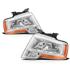 OE Style Chrome Housing Headlight Assemblies for Ford Expedition (2015–2017)