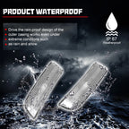 2X Front Fender Bumper Side Marker Reflector Light Clear for VW Tiguan (2009–2017)