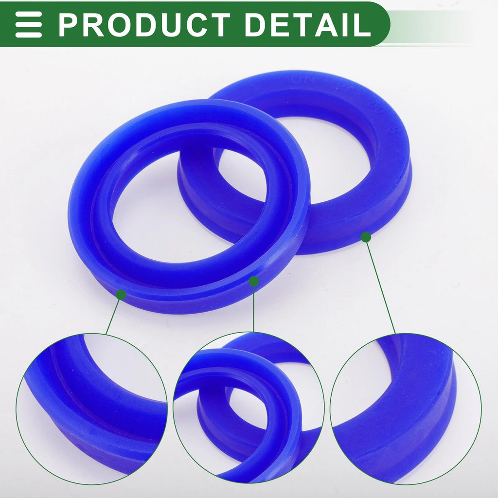 Set of 5 Oil Seal Rotary Shaft Seal 35x50x8mm TPU High Pressure