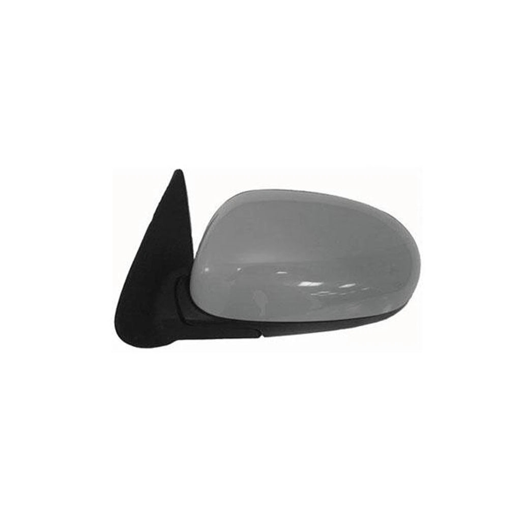 Replacement Ready to Paint Driver Side Power Door Mirror w/o Heat