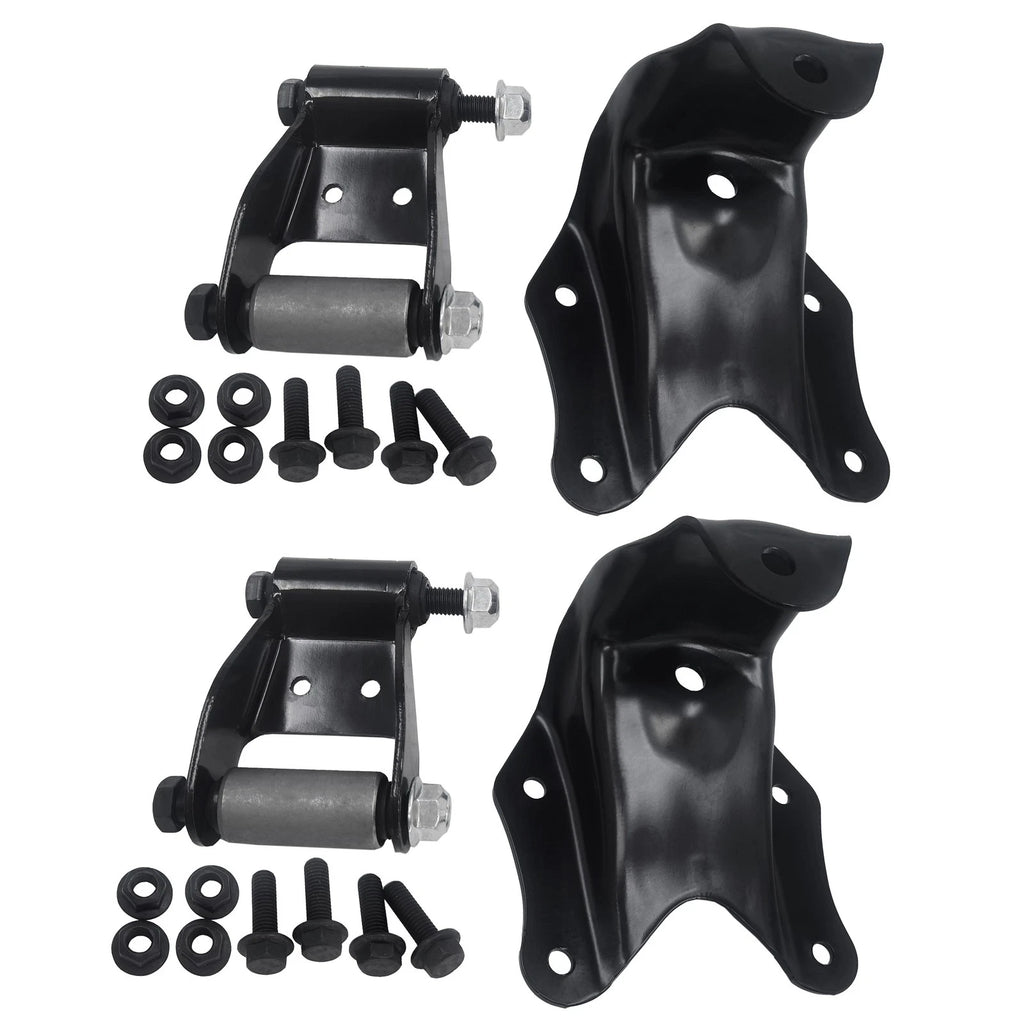 2X Rear Leaf Spring Shackle Bracket Kit for Ford E150 F150 (1986–2007) 722100