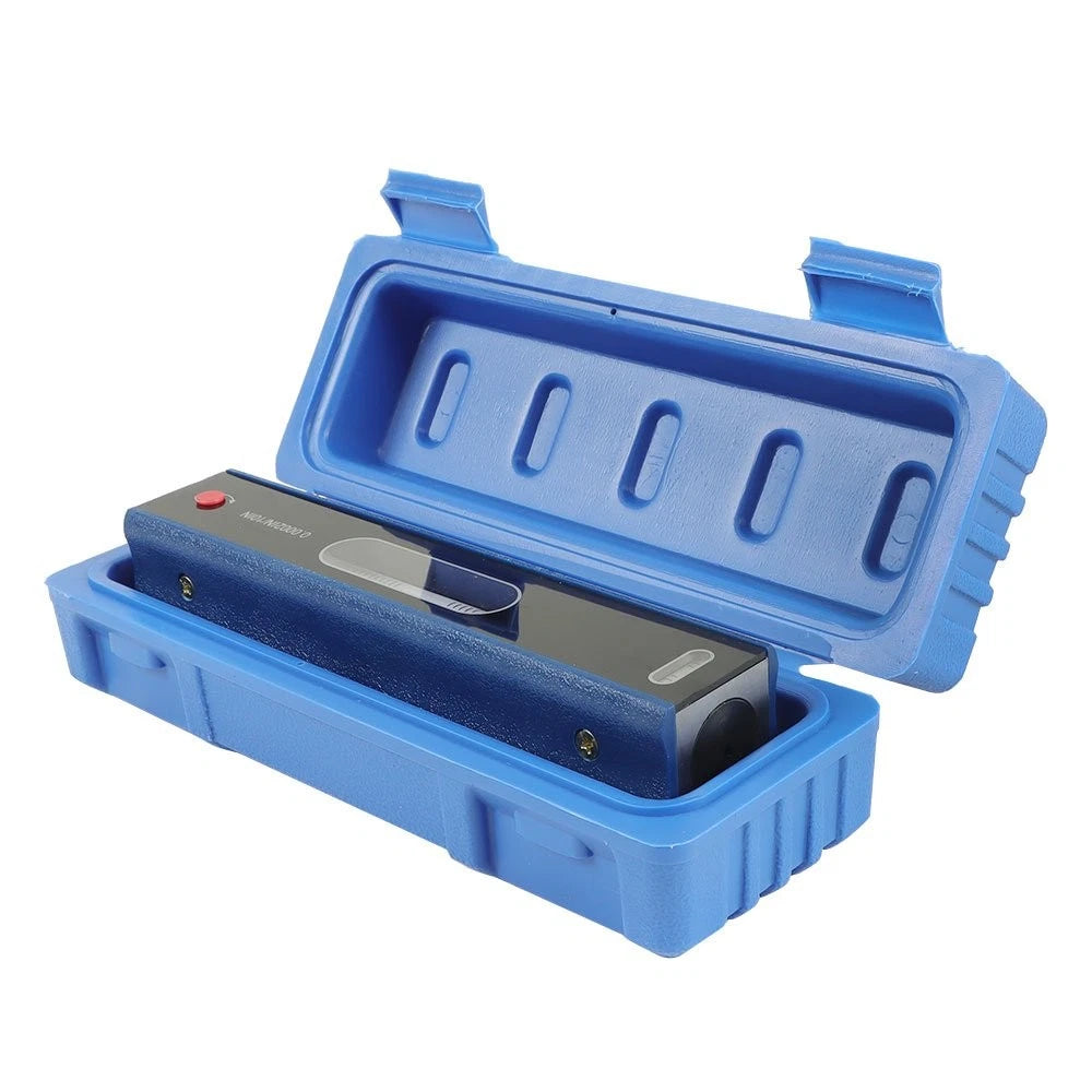 8" Precision Level for Machinist Tool (Fitted Wooden Box)