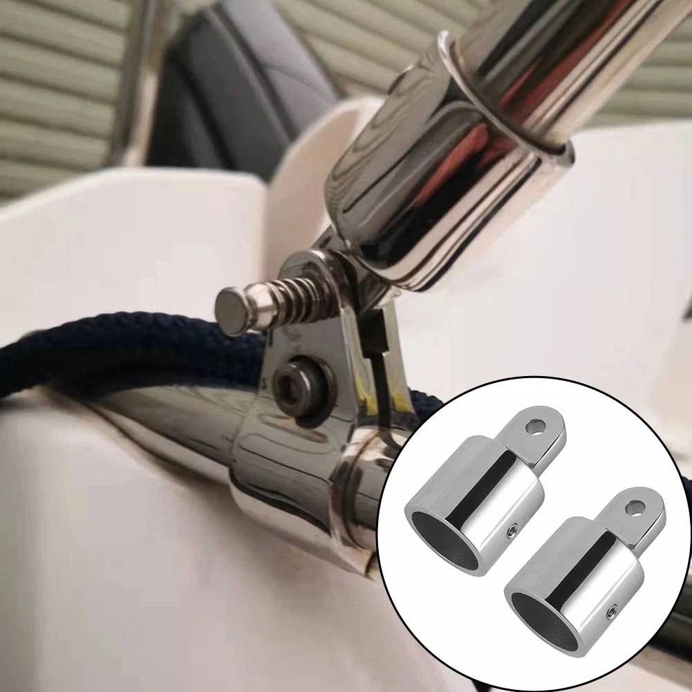 316 SS Top Cap Slide Sleeve Fitting for Marine Sunshade (22-25mm Diameter)