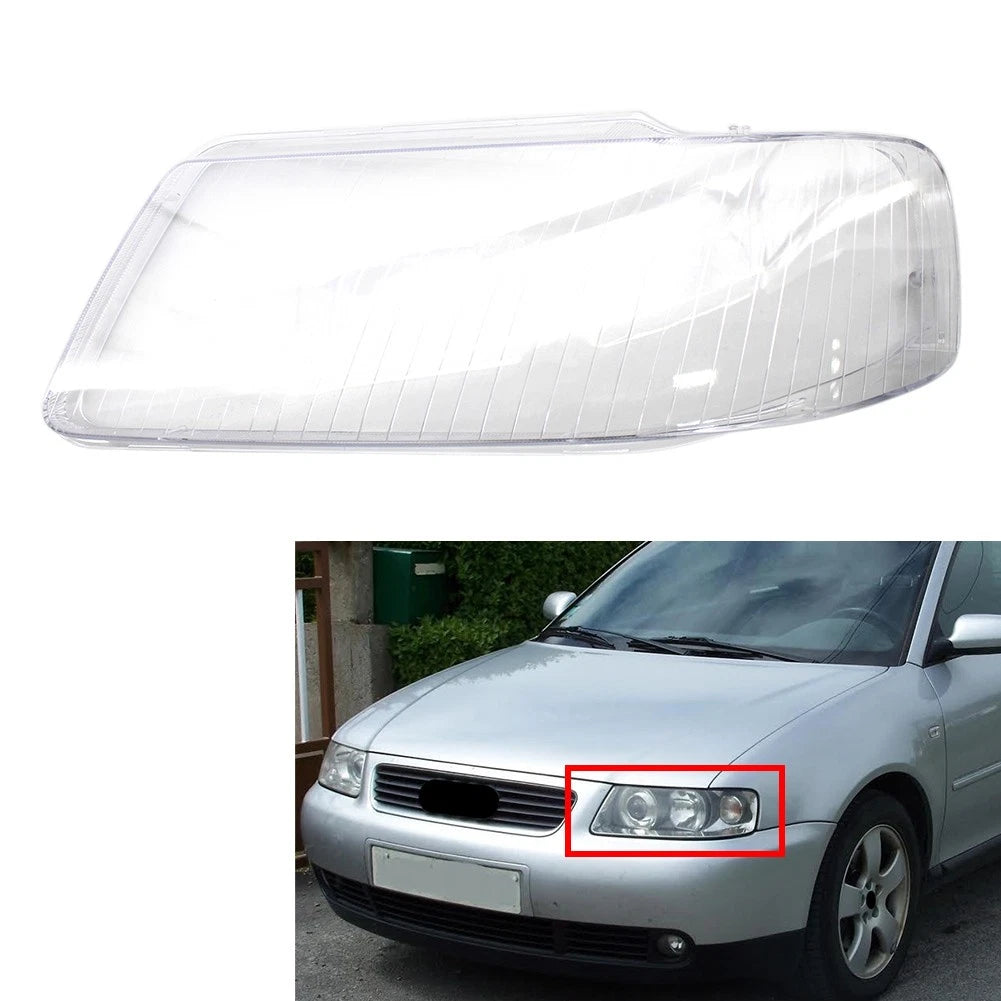 Headlight Lens Cover for Audi A3 (2001–2003) - Left, Transparent