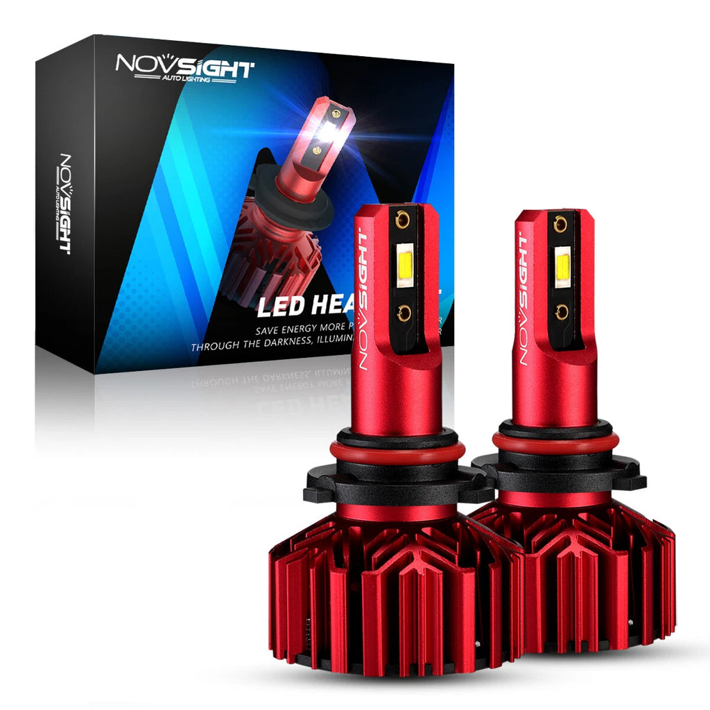 Set of 2 NOVSIGHT 9005 H11 LED Headlight Bulb Conversion 6500K for