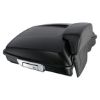 Matte Black Razor Trunk Backrest Mount for Harley Fatboy (2008–2017)