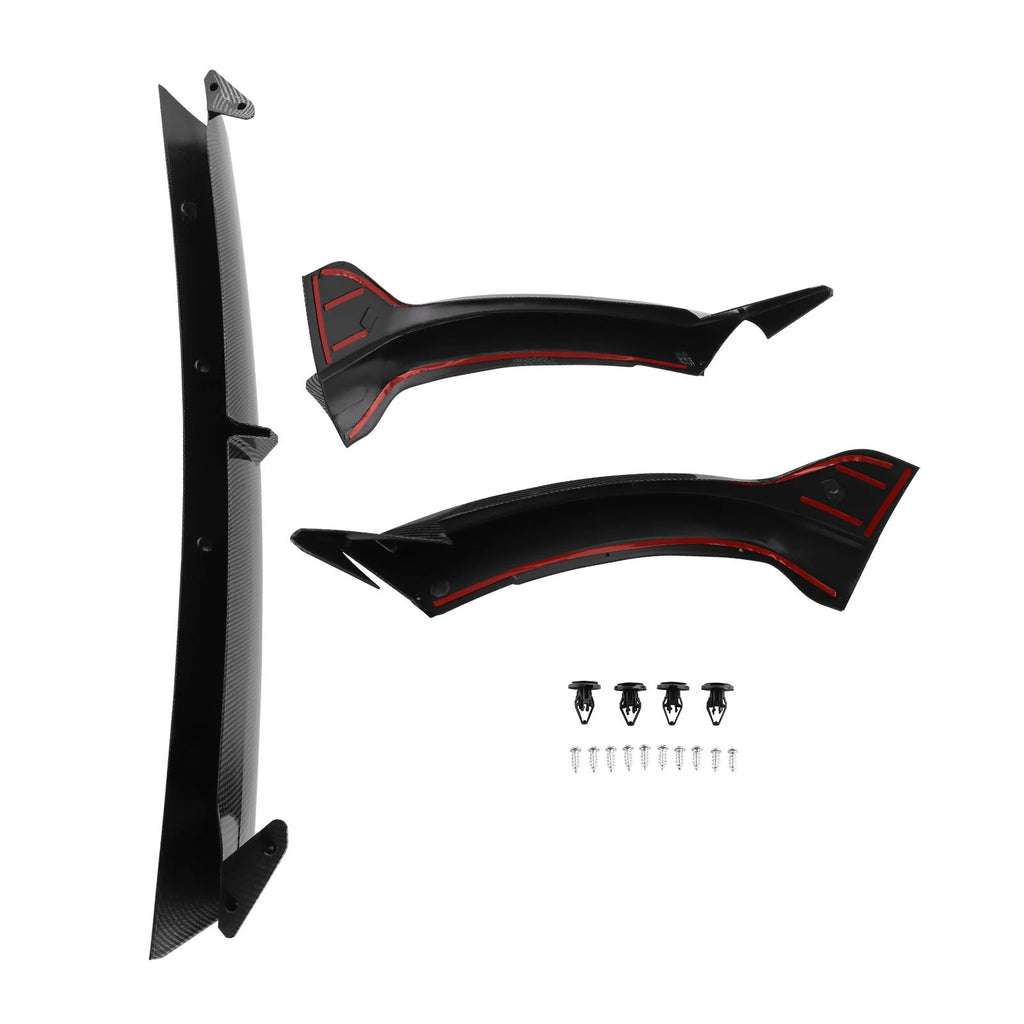 Carbon Fiber Front Bumper Lip Splitter for Tesla Model Y (2020–2024) V Style