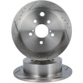 Rear Drilled Slotted Brake Rotors for Subaru Crosstrek Impreza (2012–2014)