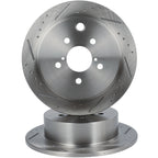 Rear Drilled Slotted Brake Rotors for Subaru Crosstrek Impreza (2012–2014)