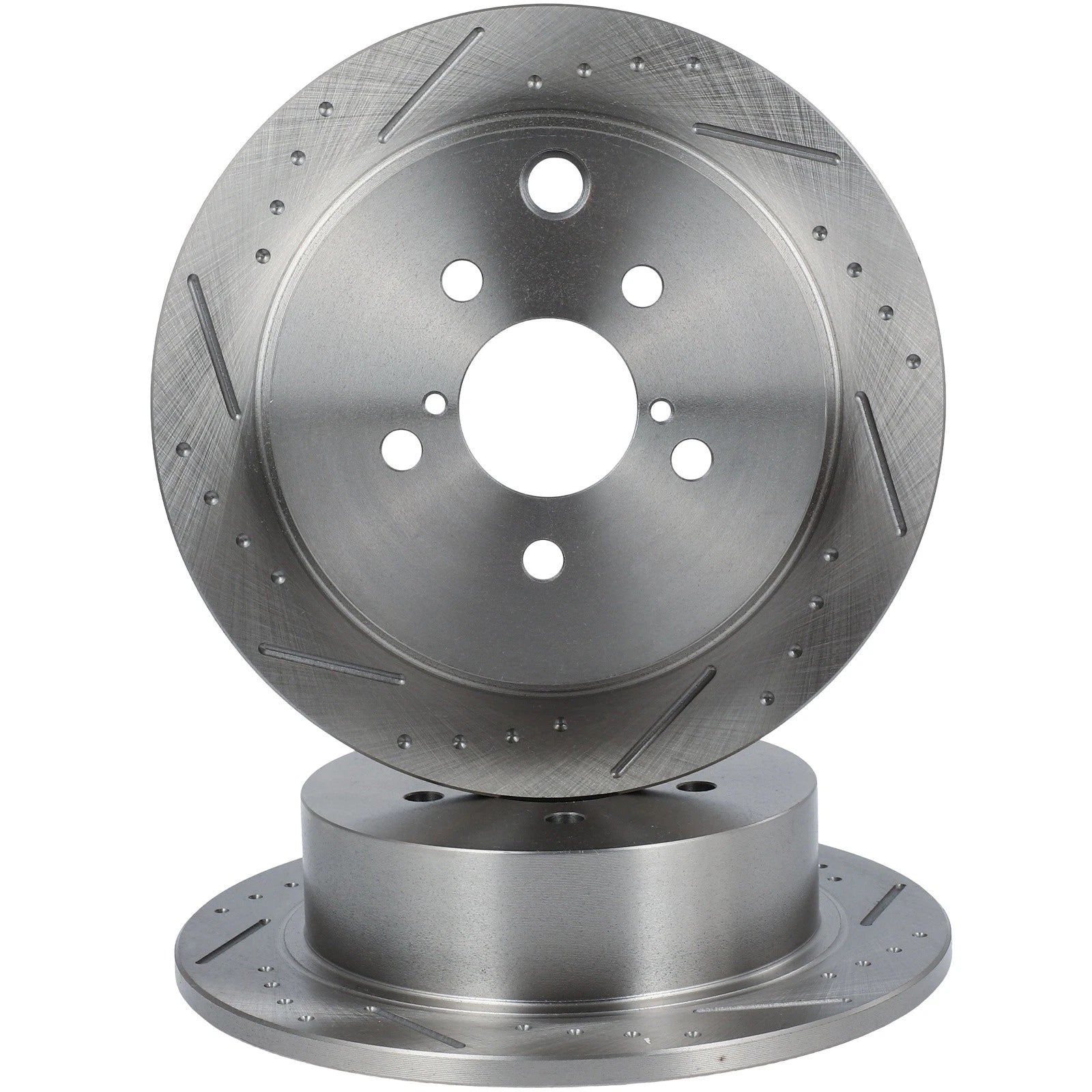Rear Drilled Slotted Brake Rotors for Subaru Crosstrek Impreza (2012–2014)