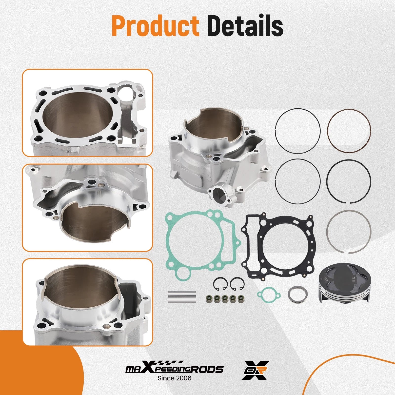 Cylinder Piston Rebuild Kit for Yamaha YFZ450 (2004-2009, 2012-2013)