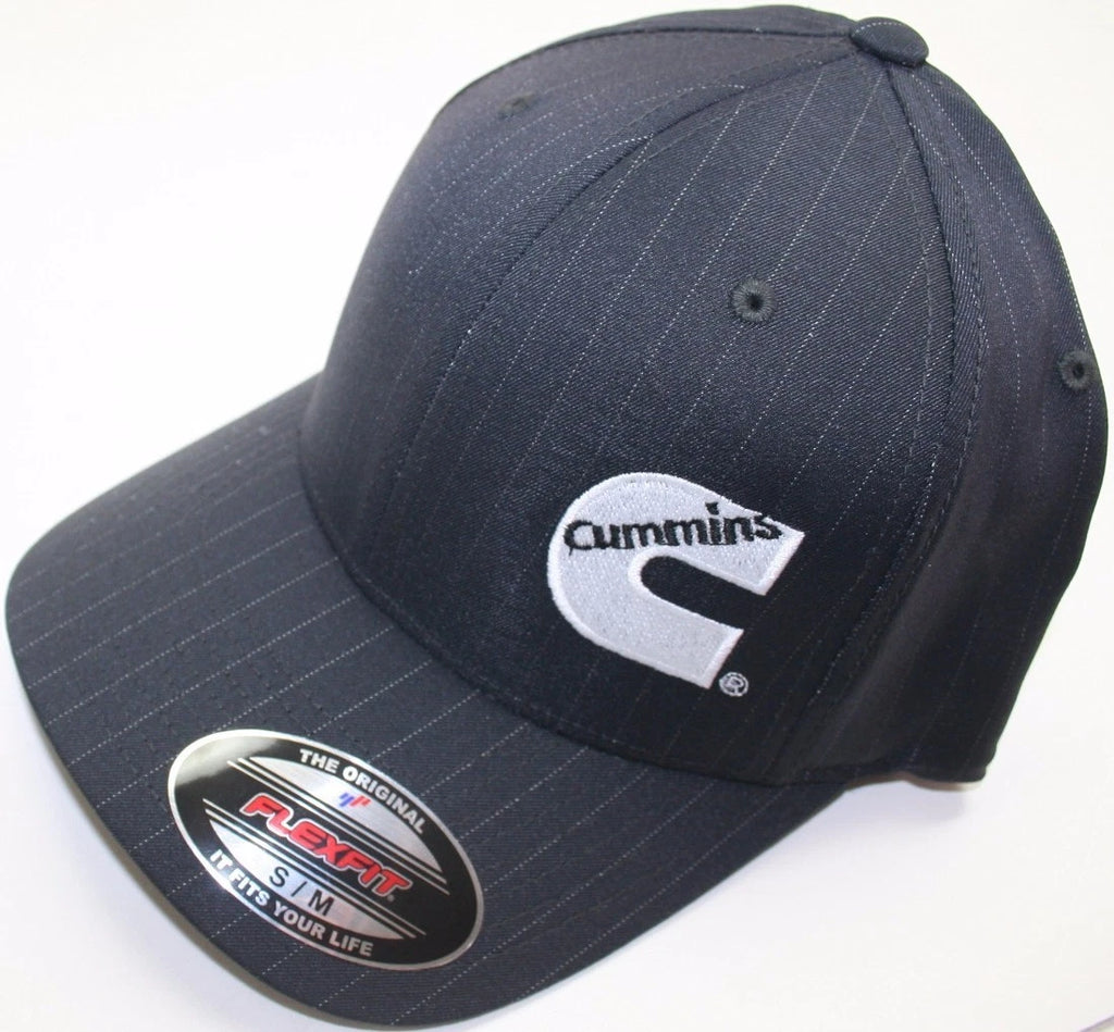 Cummins Flex Fit Ball Cap - Grey Stripe