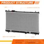Aluminum Core Cooling Radiator for Dodge Neon SX 2.0 (2005) DPI-2845