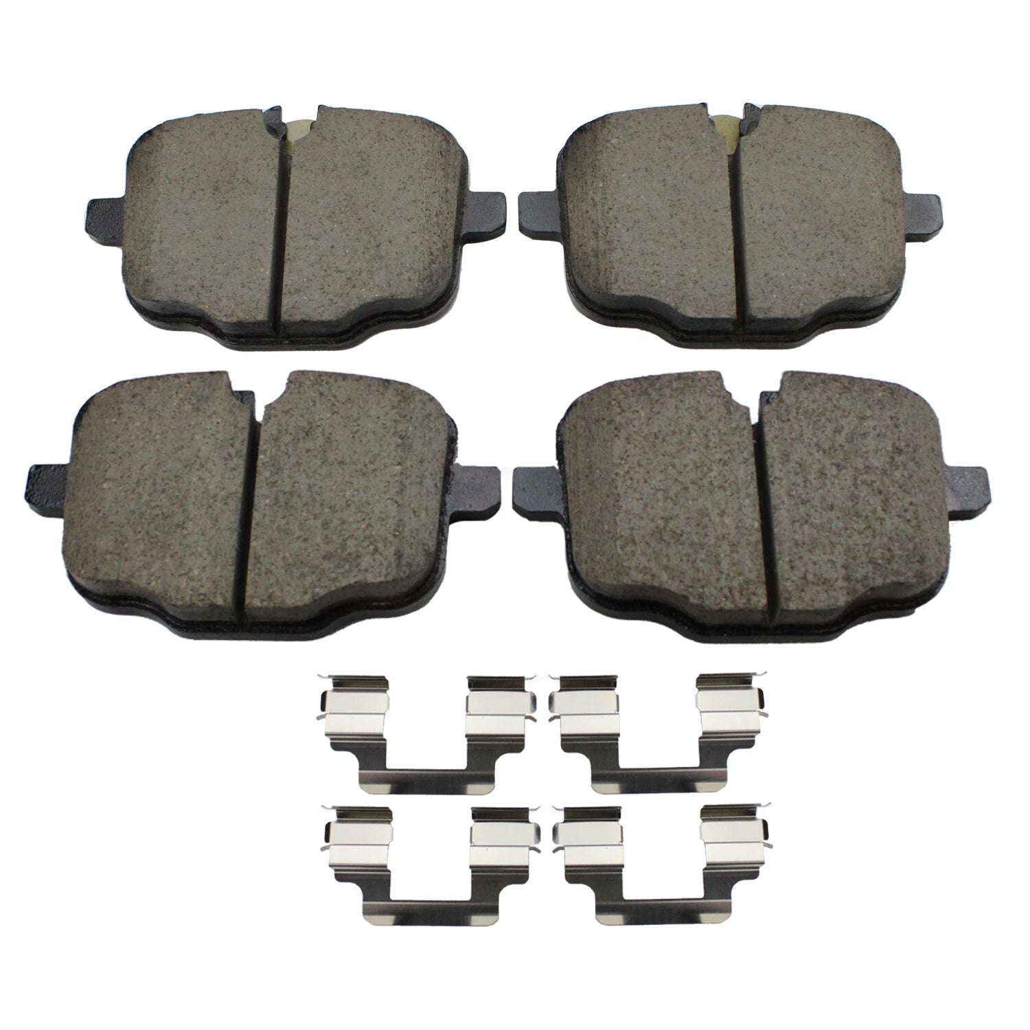 Set of 4 Akebono Euro Rear Ceramic Slotted Brake Pads for BMW F06 F10 F12 F13