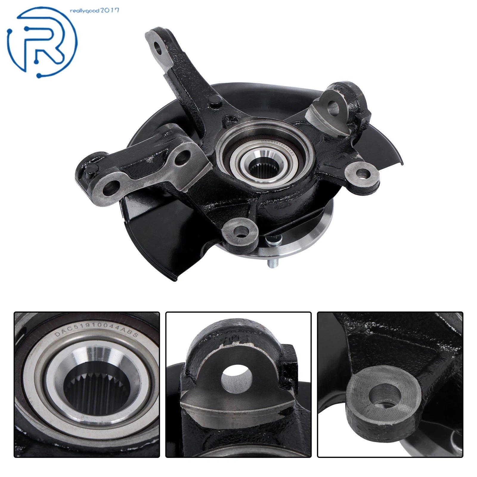 Front Right Steering Knuckle & Wheel Hub Bearing Assembly for Honda CR-V (2007–2009)