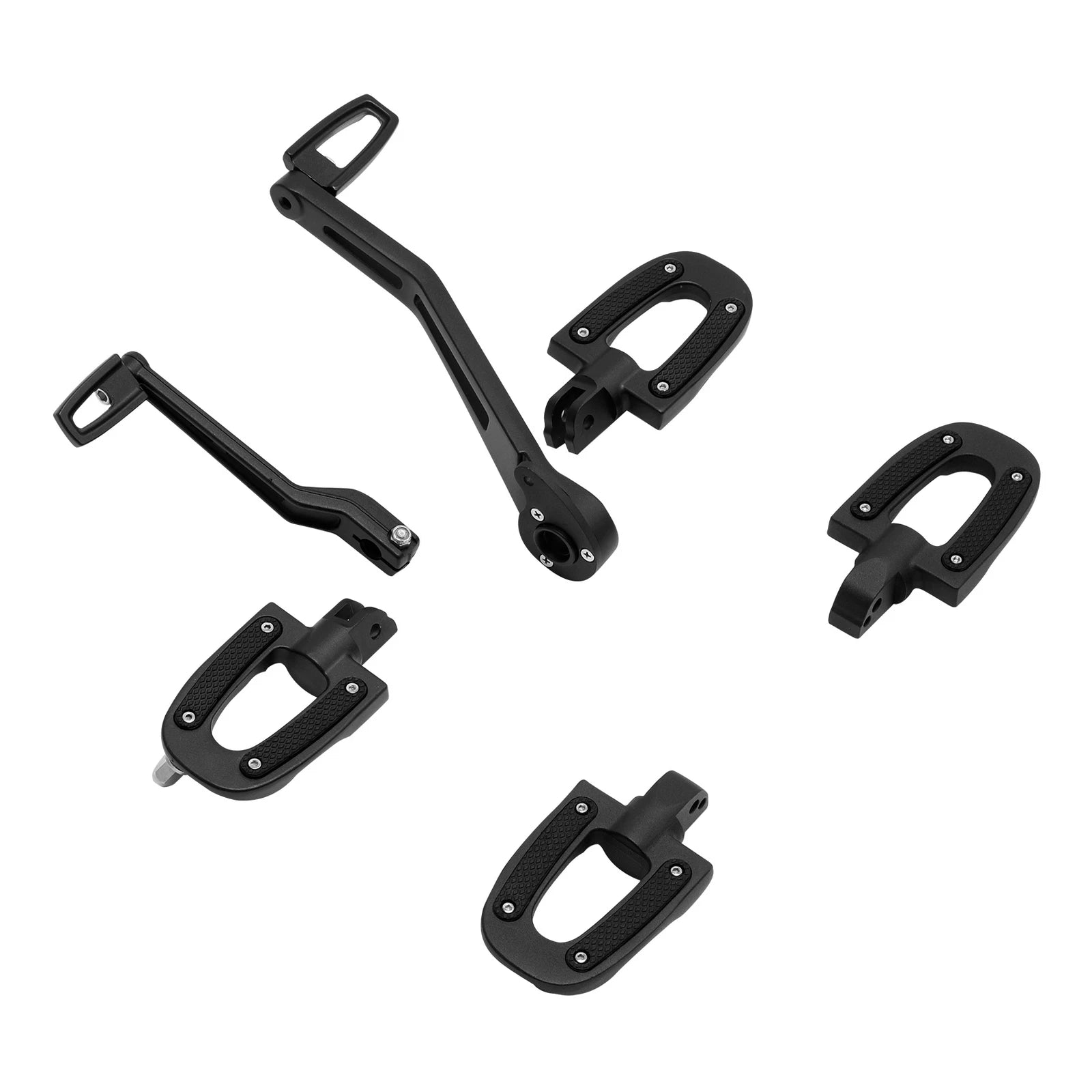 Front Rear Footpegs & Shifter Brake Lever Pegs for Harley Softail Fat Boy (2018–2024)