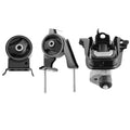 Set of 3 Engine and Transmission Mounts for Toyota Echo (2000–2005)