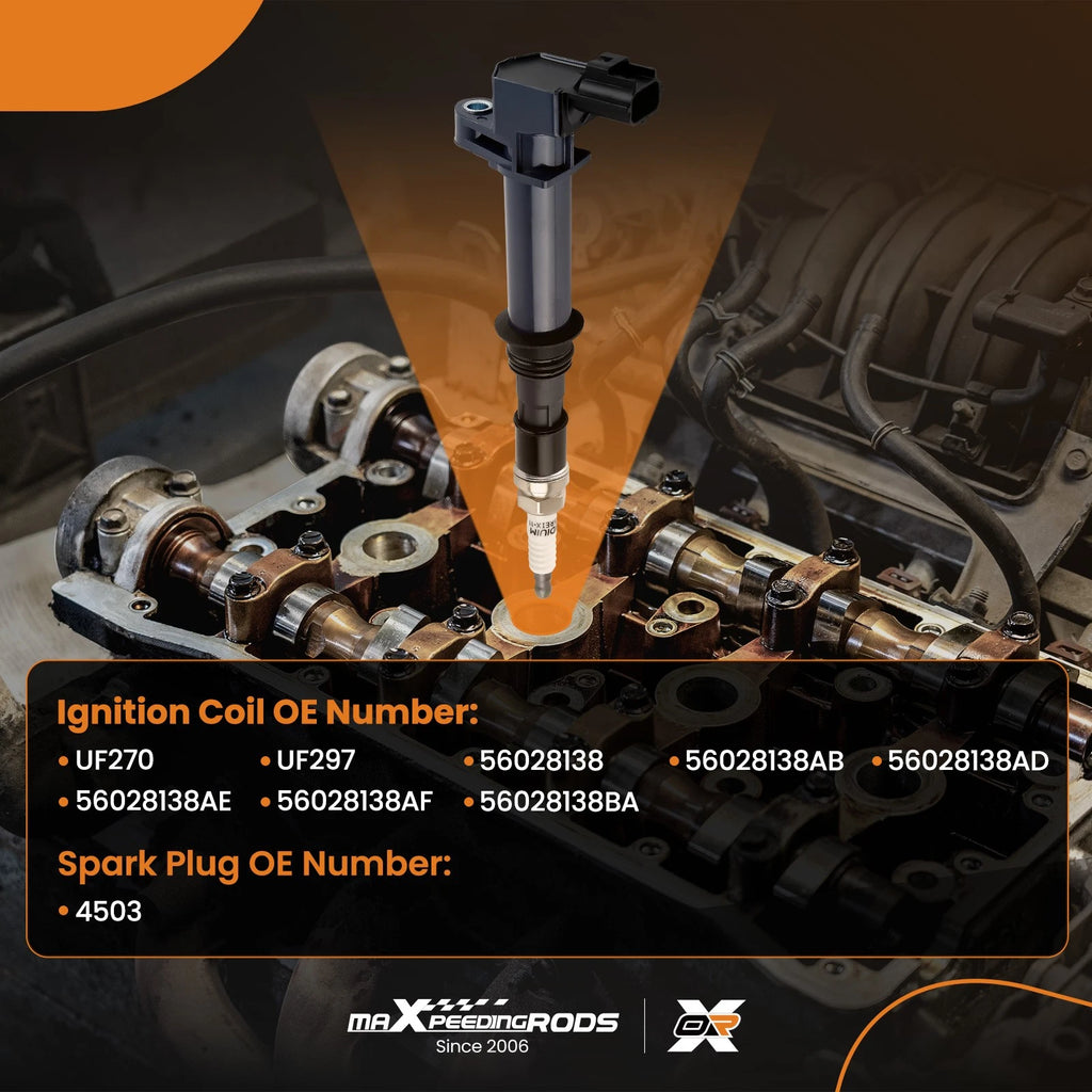 Ignition Coil Spark Plug Kit for Dodge Dakota Durango (1997-2004)