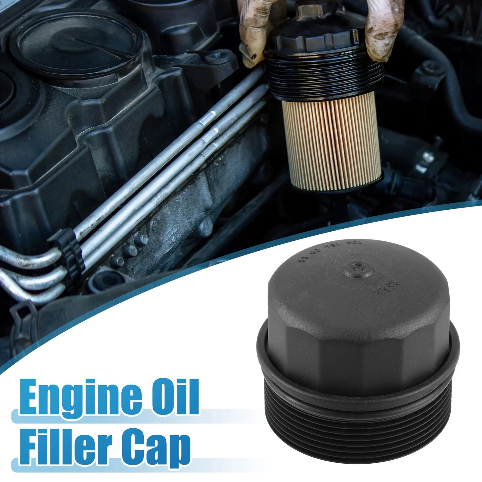 Engine Oil Filter Cap A1041840608 for Mercedes-Benz C220 C230 C280 (1994–2000)