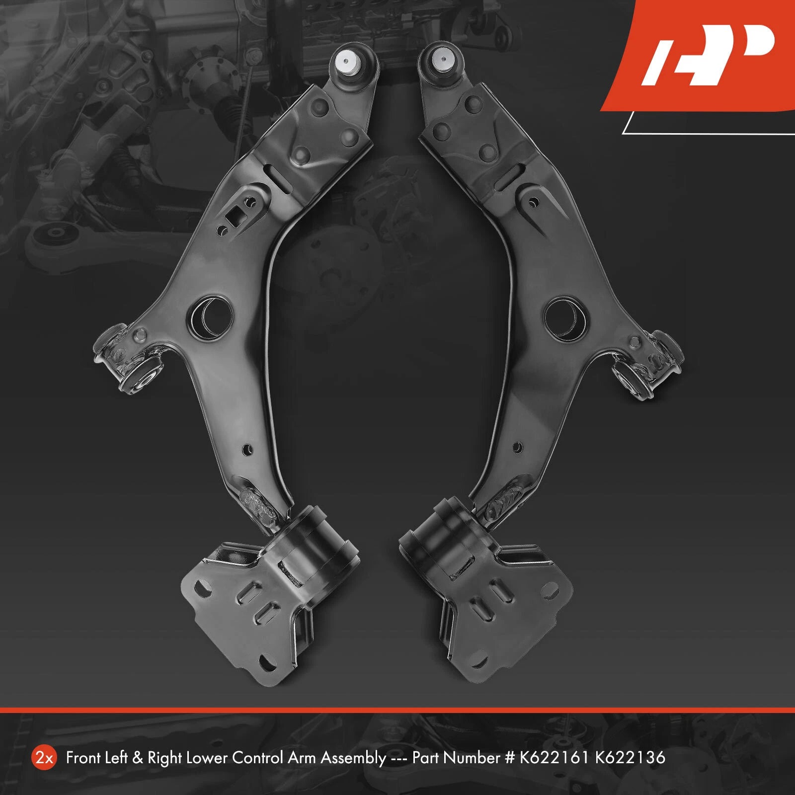 2X Front Lower Control Arm Ball Joint for Ford Escape (2013-2019)