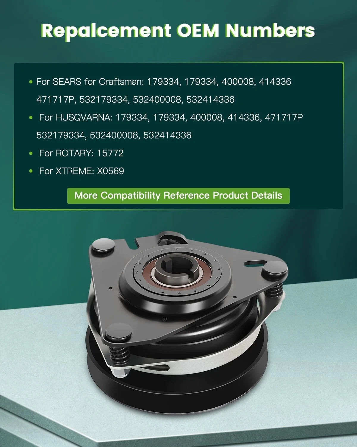 PTO Clutch Bearing for Husqvarna Lawn Mower (587241601)
