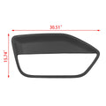 2pcs Front Door Panel Black Insert Hard Cover Kit for Ford Mustang (2005–2009)