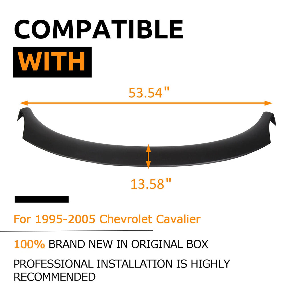Dashboard Cap Cover for Chevrolet Cavalier (1995–2005) Molded Textured Black
