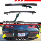 LED Side Marker Rear Bumper Reflector Lamp Smoke for Chevy Corvette C7 (2014–2019)