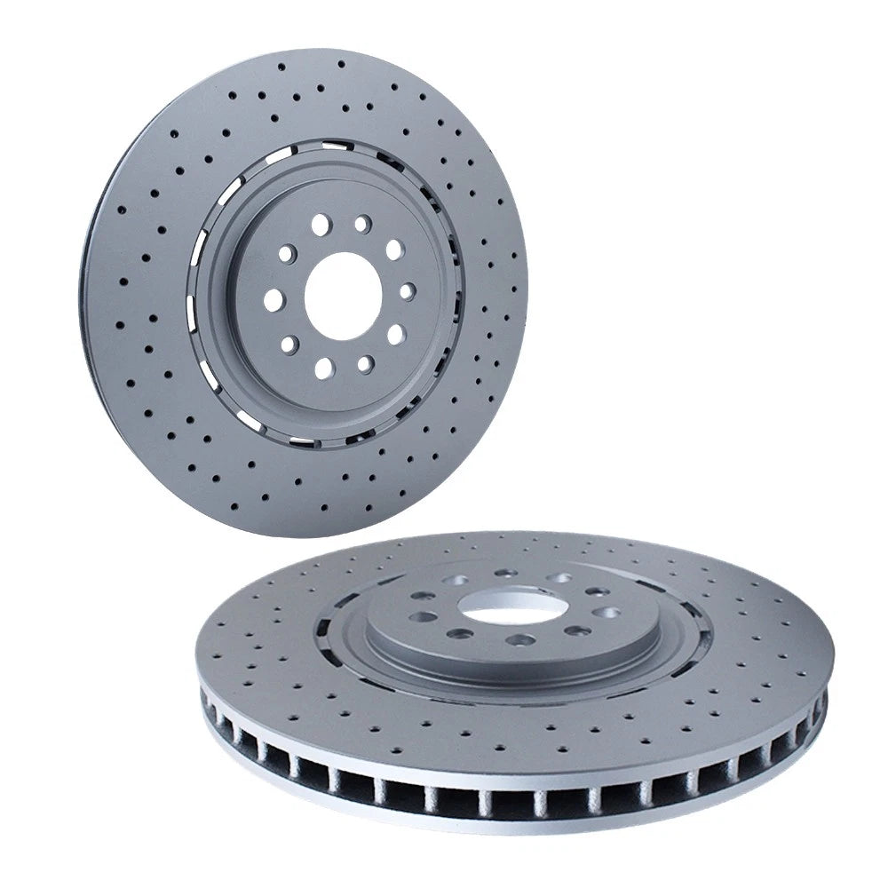 2X Dimpled Brake Disc Rotors for Maserati Levante S (2017–2022)