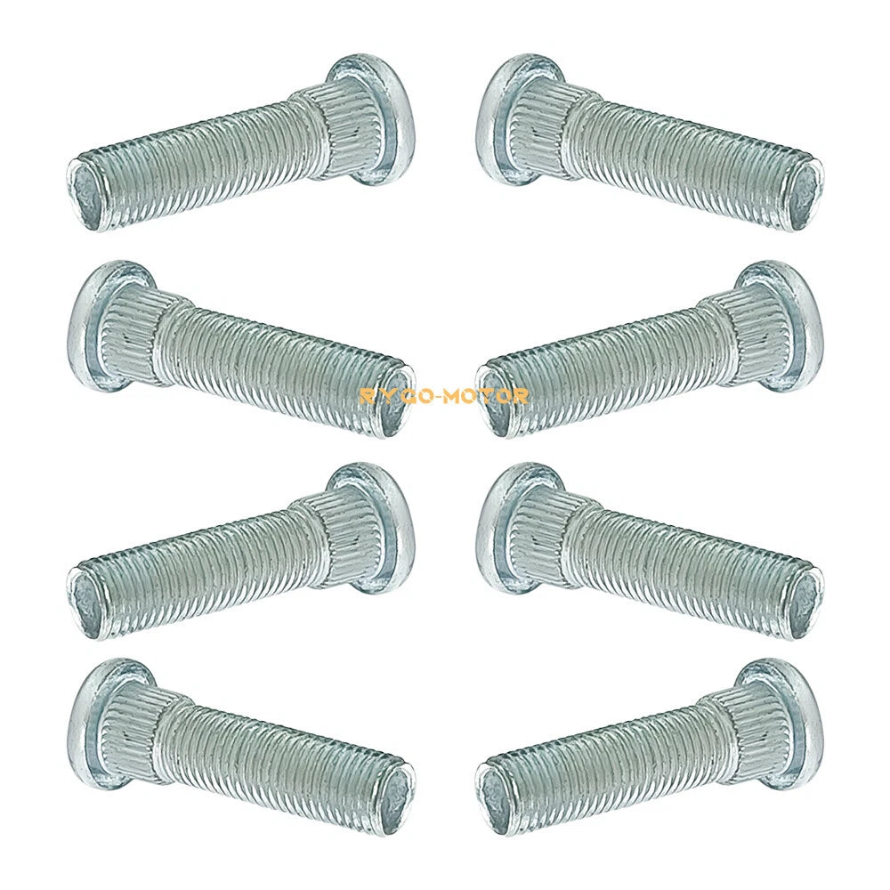 Set of 8 Rear Wheel Studs Bolts for Polaris RZR 570 800 900 XP 2008–2022