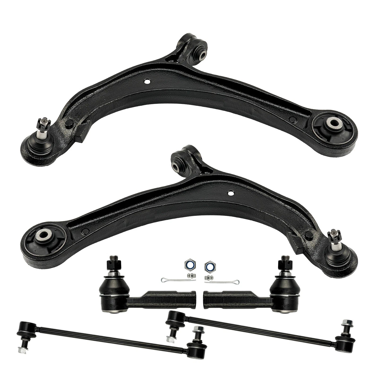 Front Lower Control Arms Outer Tie Rod Sway Bars for Honda Odyssey (2011–2017)