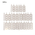 30PCS Nickel Plated Steel Battery Sheets for Spot Welding Connections