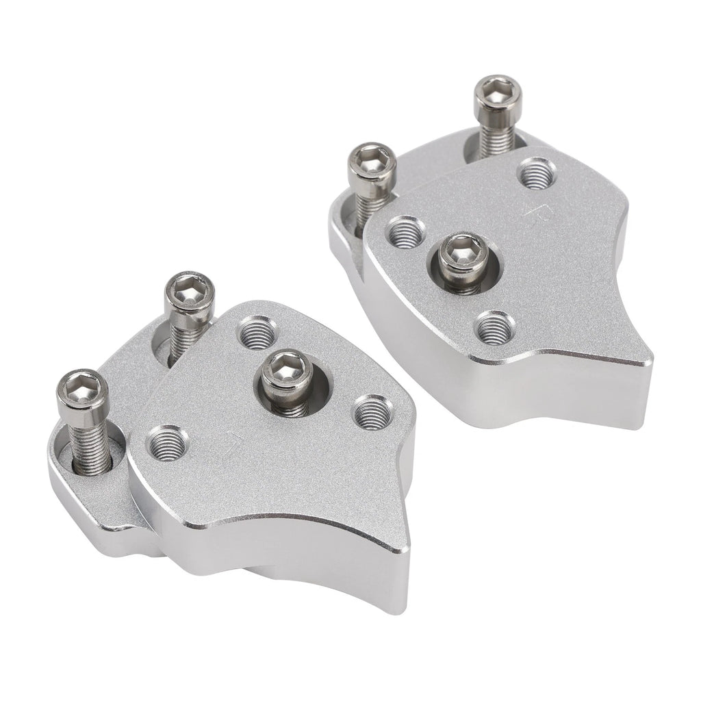 25mm Aluminum Handlebar Risers for Yamaha FJR1300 (2001–2005) Silver