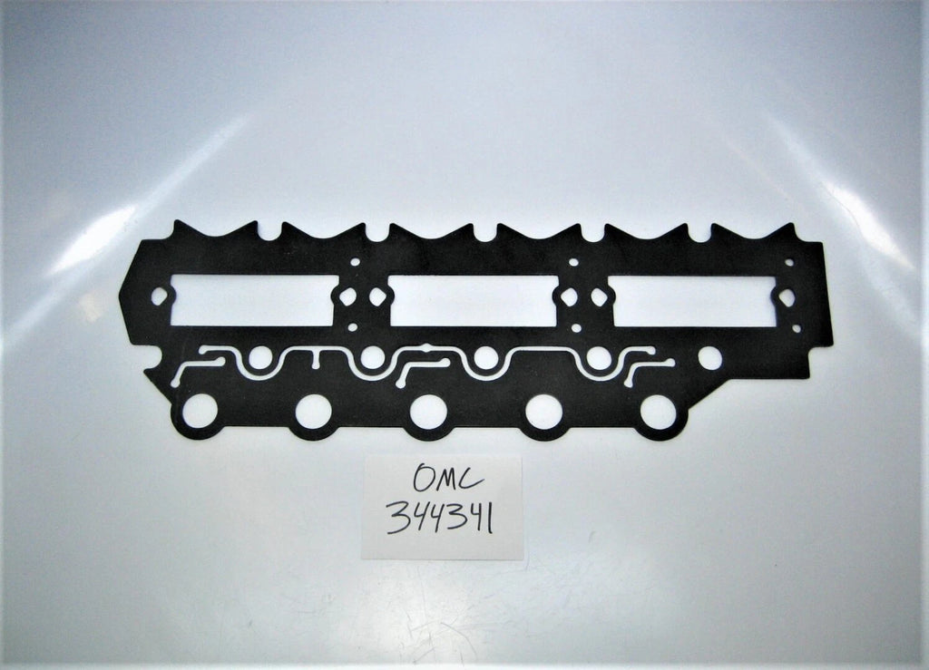 Intake Manifold to Block Gasket for Evinrude Johnson OMC 344341 (OEM)