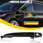 Door Handle for Toyota Camry (2007–2011) Left Front Textured Black Plastic