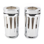 Chrome Fork Boot Slider Cover for Harley Touring Road King Glide (1980-2024)