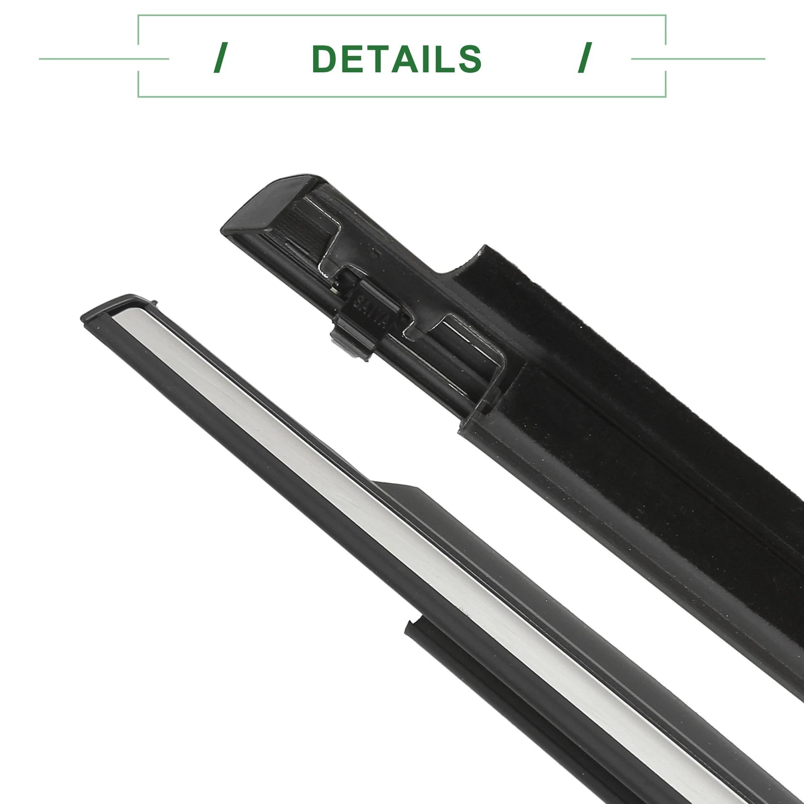 2X Rear Weatherstrip Window Seal No. 7572260080 for Lexus GX470 (2003–2009)