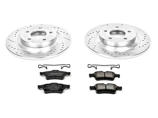 Rear Brake Pad and Rotor Kit for Mazda 5 (2006–2007) VF841HQ