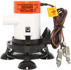 12V 350 GPH Livewell Aeration Pump for Boats (Adjustable Spray Head)