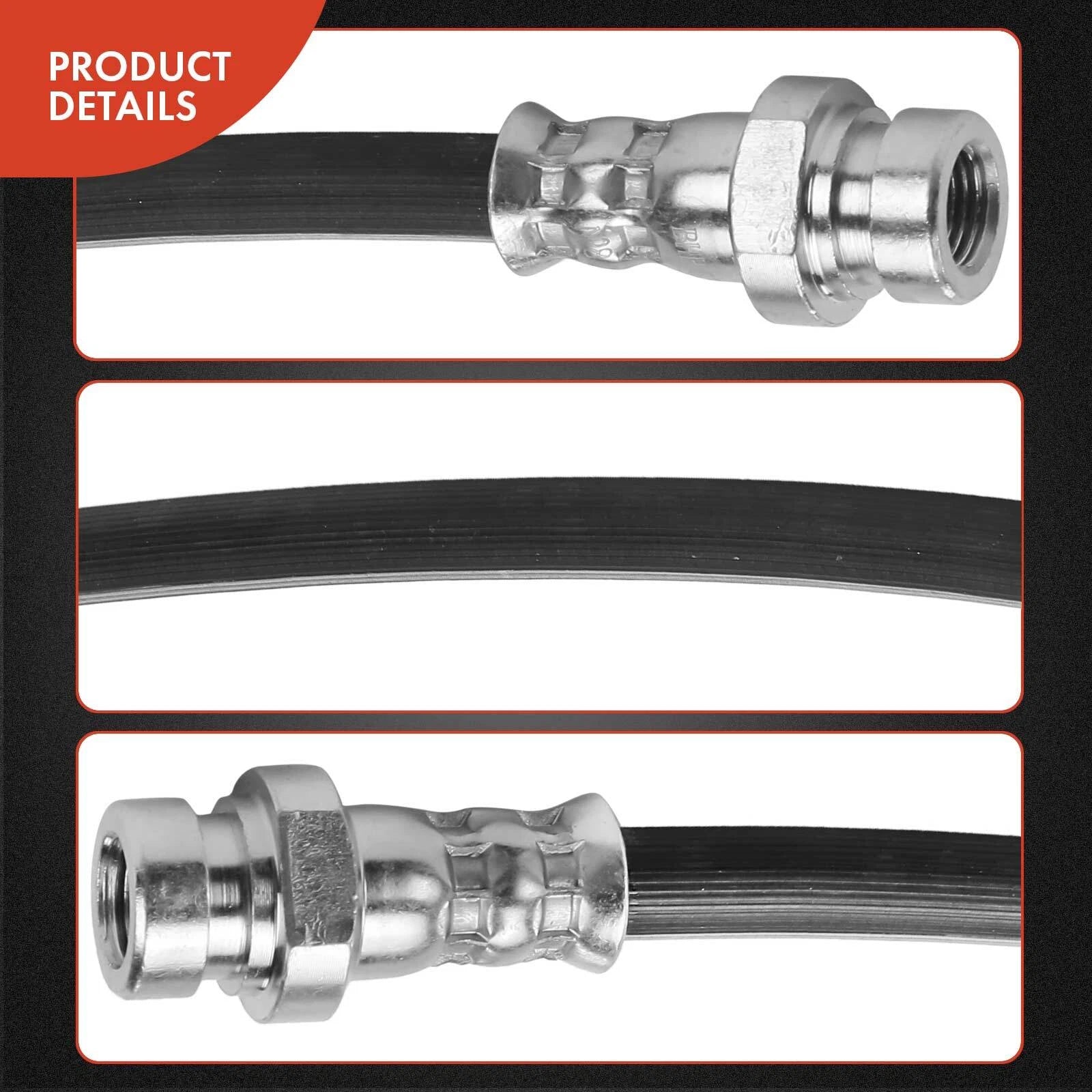 2X Rear Brake Hydraulic Hose for Mitsubishi Mirage (1993–2002)