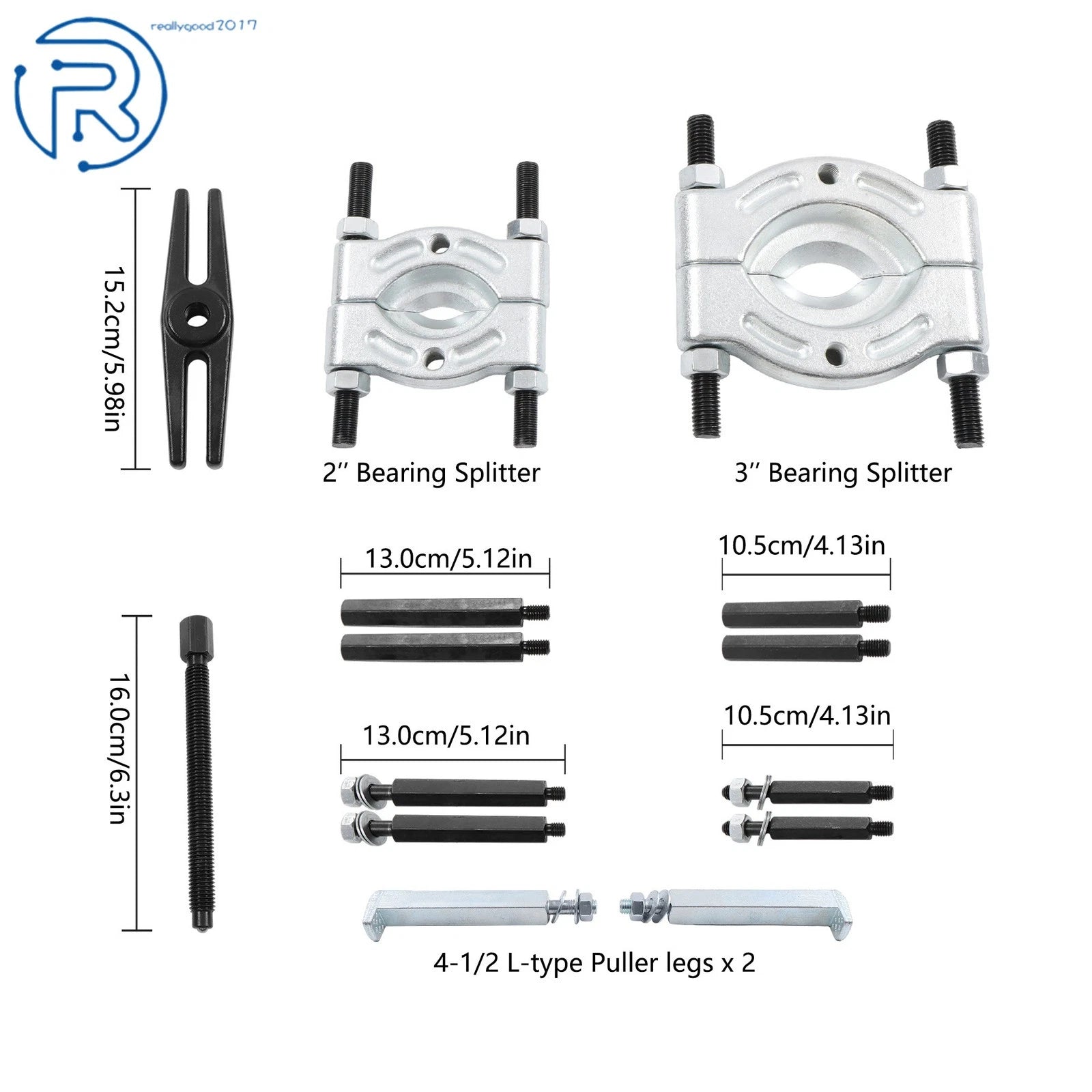 Pinion Wheel Bearing Removal Kit for Universal Applications (14pcs)