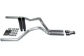 Dual Exhaust Kit for Chevy GMC 1500 Truck (1988–1995) Black C Tips