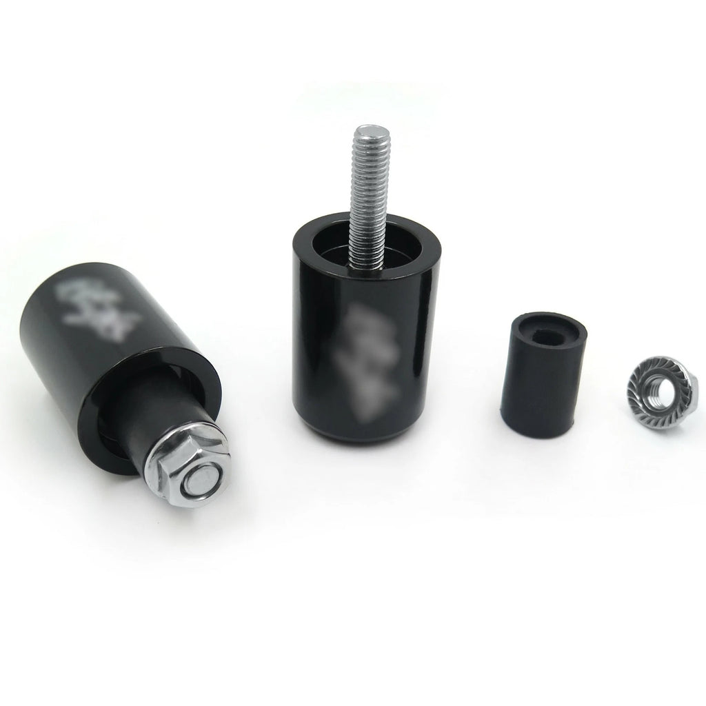 Weight Bar End Black Rubber for Kawasaki Ninja 250R EX250 (1987–2012) & 650R EX650 (2006–2012)