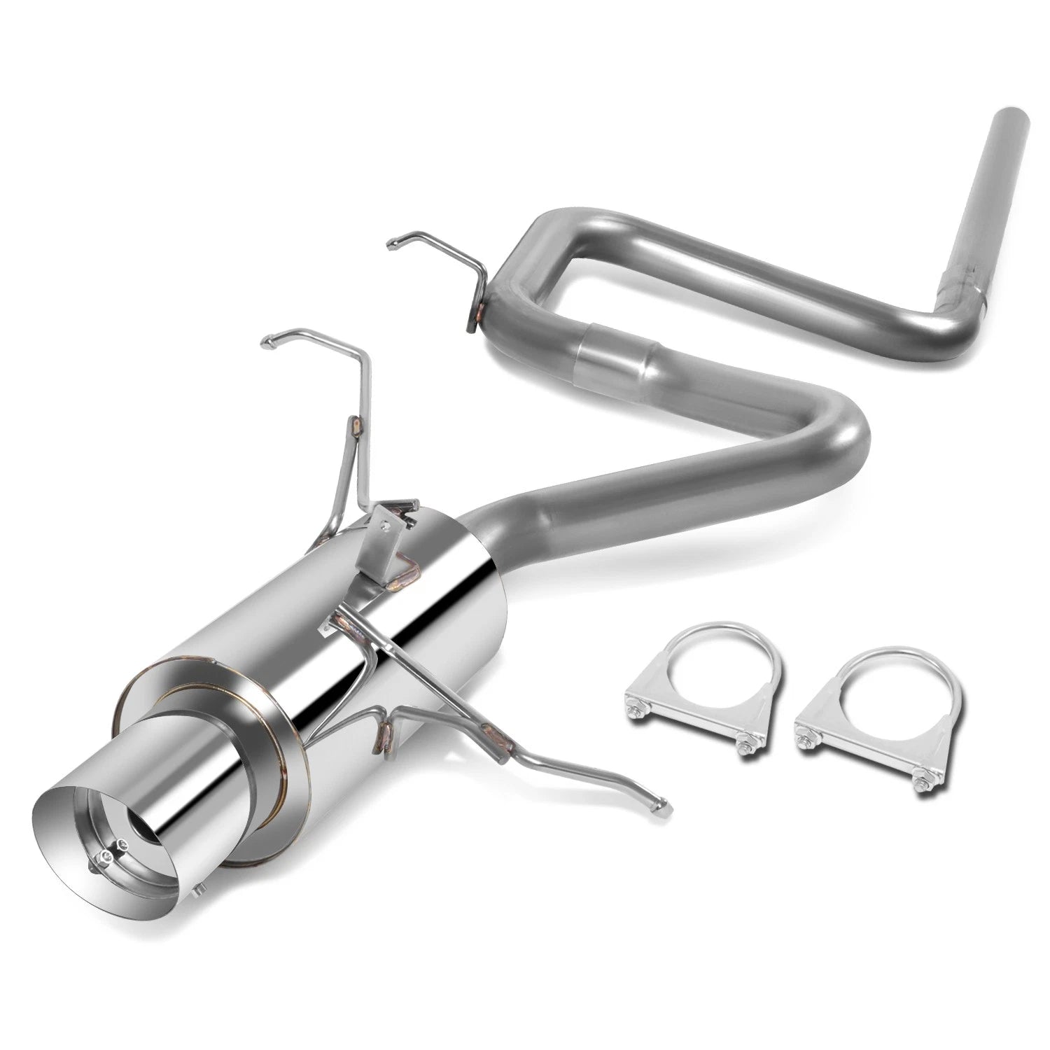 Catback Exhaust System for PT Cruiser (1999–2006) 4" Muffler Tip, Removable Silencer