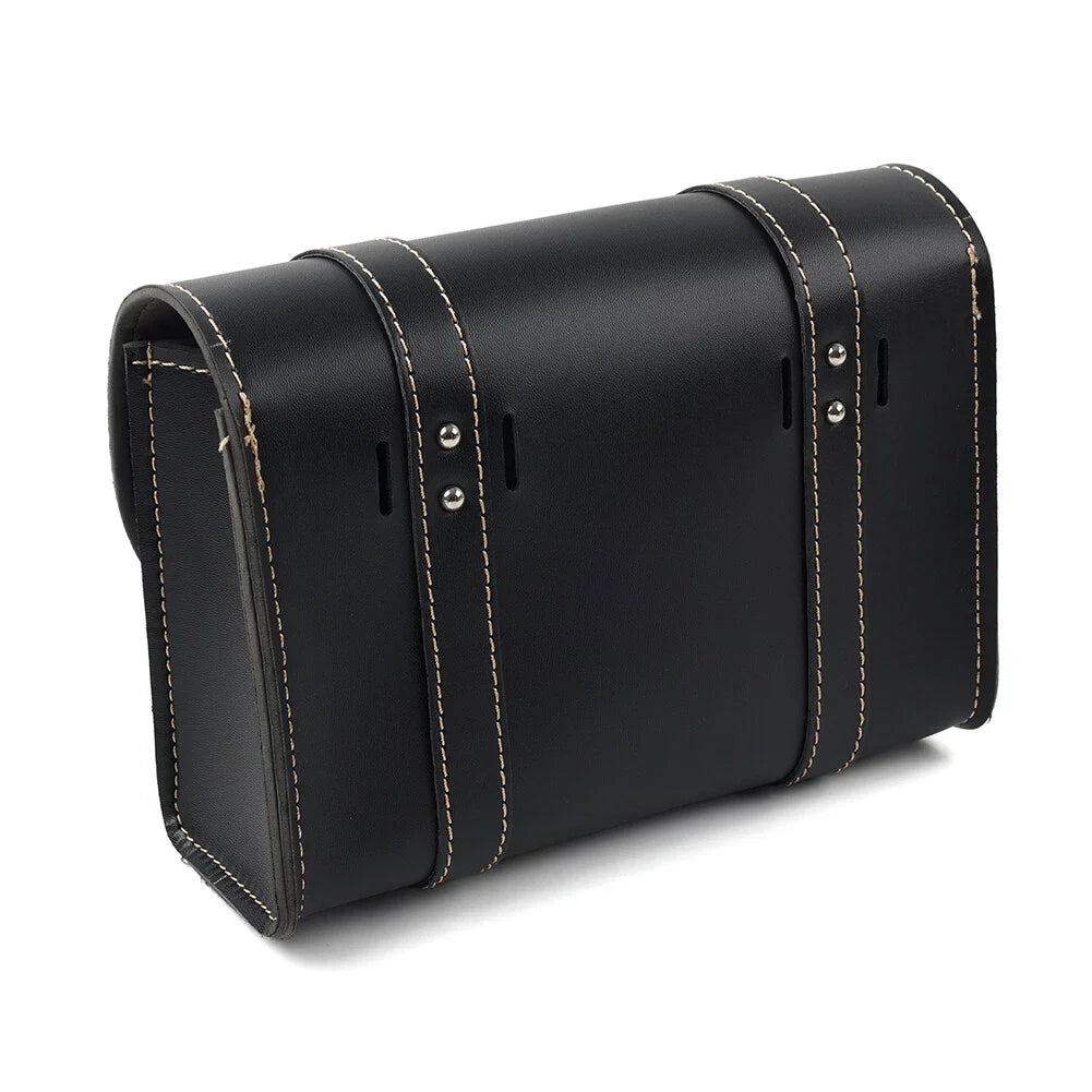 Black Motorcycle Universal Tool Bag Side Storage Saddle Bag Pouch