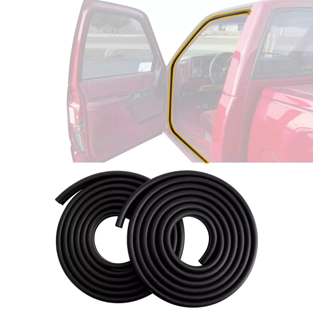 2X Rubber Door Weatherstrip Seals for Chevy GMC Suburban C/K 1500 2500 3500 (1990–1999)