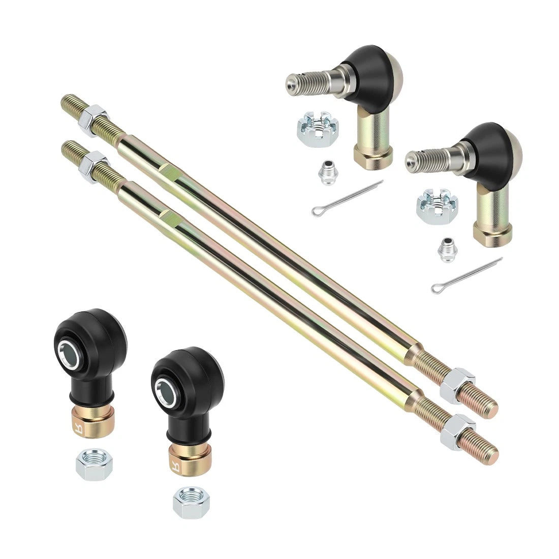 2 Tie Rod End Kit for Polaris Sportsman 335 400 500, Scrambler 400 500 (2000–2006)